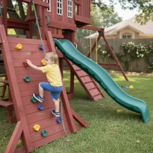 Swing Set with Monkey Bars
