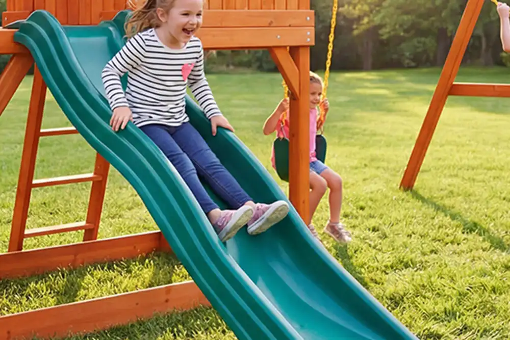 backyard slide